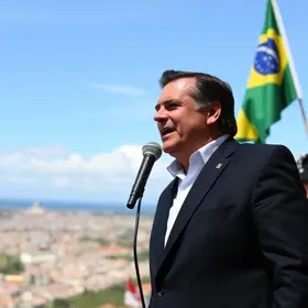 Flávio Bolsonaro em Natal